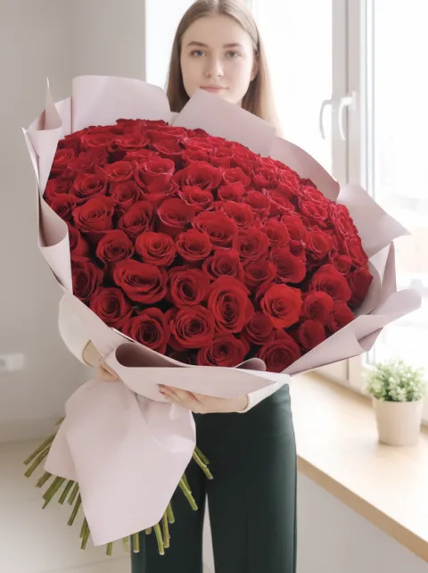 Букет из 101 розы